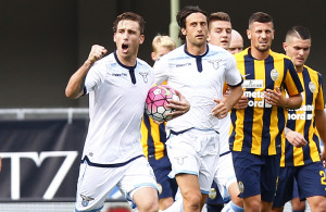 Foto LaPresse - Spada
27 settembre 2015 Verona ( Italia)
Sport Calcio
Hellas Verona - Lazio
Campionato di Calcio Serie A TIM 2015 2016 - " Stadio Bentegodi "
Nella foto: biglia esultanza dopo gol 1-1

Photo LaPresse - Spada
27 September 2015 Verona ( Italy)
Sport Soccer
Hellas Verona - Lazio
Italian Football Championship League A TIM 2015 2016 - " Bentegodi " Stadium
In the pic:  biglia celebrate after scoring 1-1