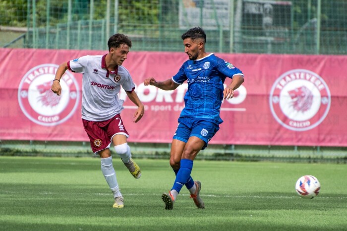 Iacoponi in azione contro il Cassino (foto Matteo Ferri)