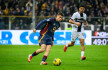 PARMA, ITALY - FEBRUARY 16: Matias Soule of AS Roma in action during the Serie match between Parma and Roma at Stadio Ennio Tardini on February 16, 2025 in Parma, Italy. (Photo by Fabio Rossi/AS Roma via Getty Images)